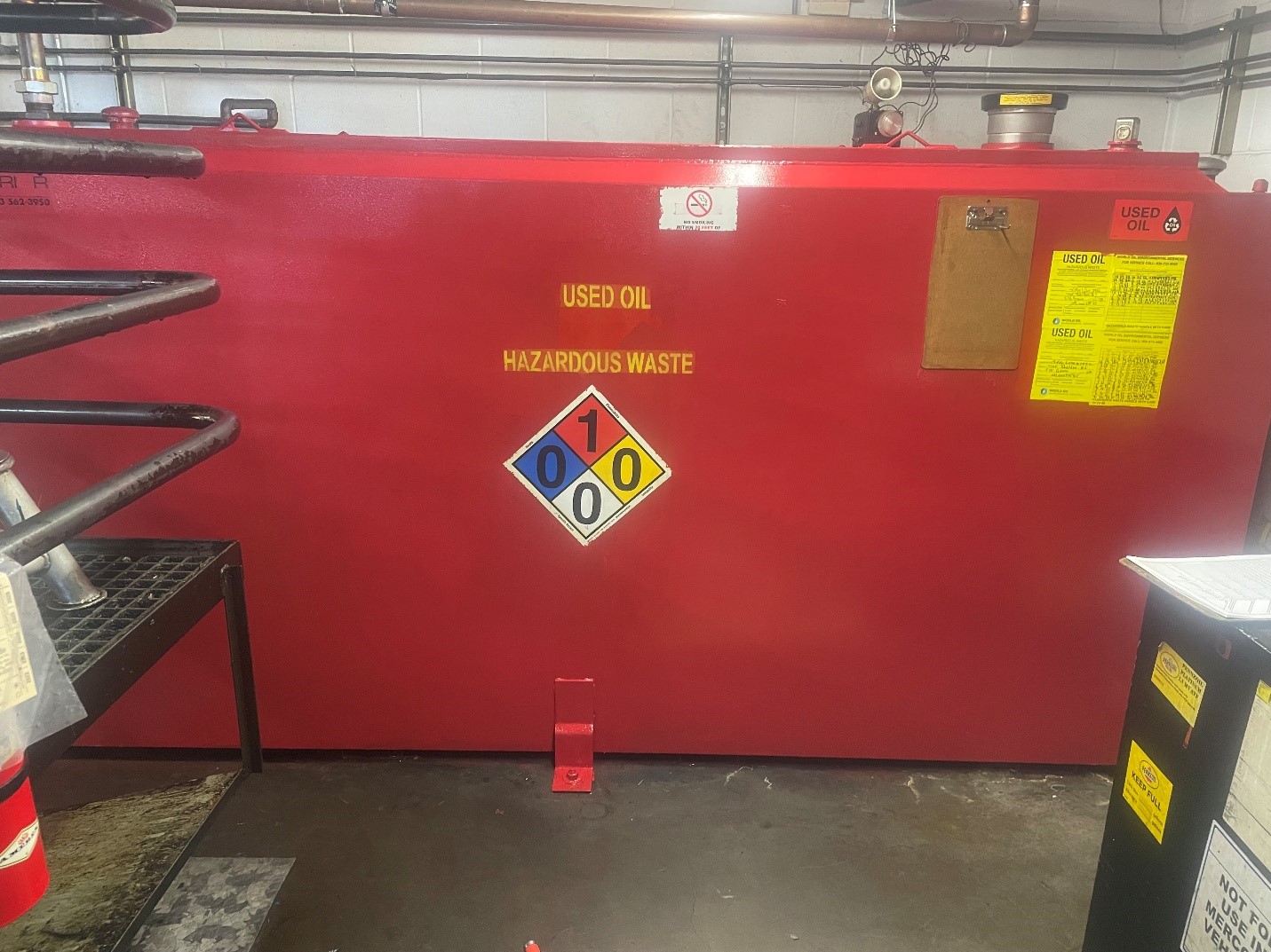 INSPECTION AND CERTIFICATION OF HAZARDOUS WASTE ABOVEGROUND STORAGE TANKS